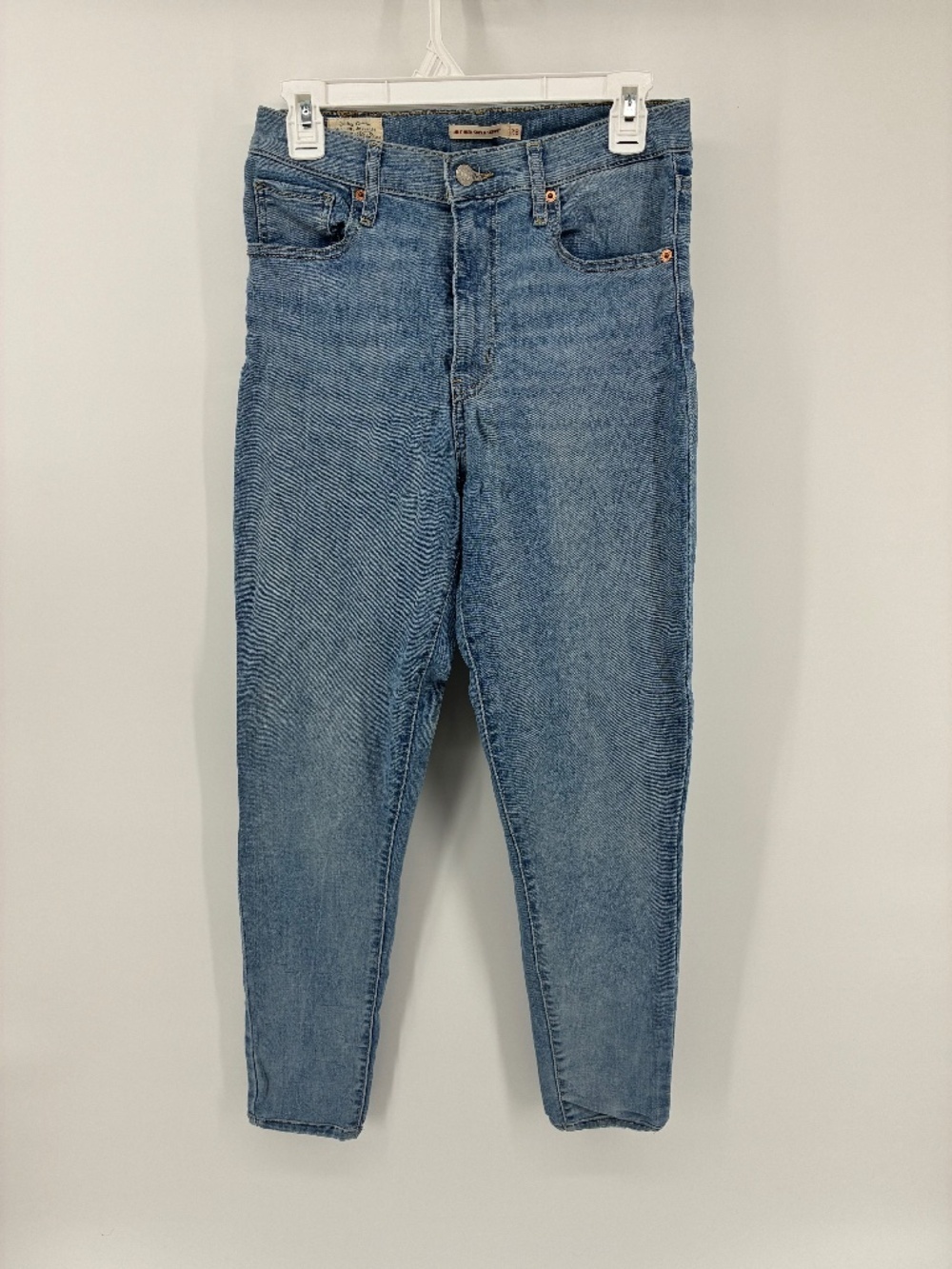 Levi’s Mile High Super Skinny High Waist Light Wash Denim Jeans